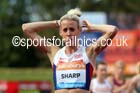 Lynsey Sharp getting the hair right before the start of the 800 metres at the Sainsbury's Birmingham Grand Prix. Photos: David T. Hewitson/Sports for All Pics